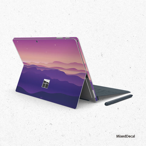 Surface Pro X Surface Pro 7 Skin Microsoft Surface Pro 6 Sticker New Surface Pro back cover skin Sunset Tablet decal