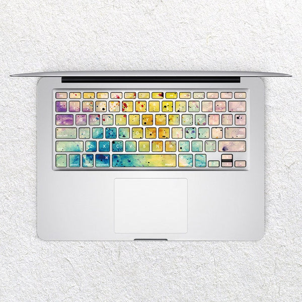 Colorful dots keyboard Stickers Laptop keyboard Cover Vinyl MacBook keyboard Decal Air Skin kits MacBook Pro 15 Skin Decals Pro 13 2019