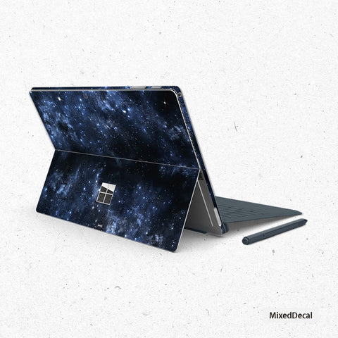 Surface Pro X Surface Pro 7 skin Surface Pro 6 sticker Back Decal  Microsoft Surface Pro 4 sticker Blue Universal Laptop back cover skin