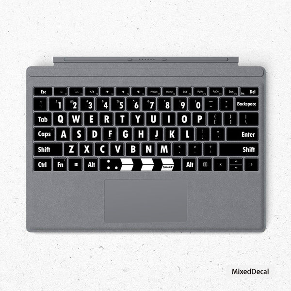 SurfaceBook 2 Keyboard Stickers individual keys Decal Board Player Protector Cover Microsoft Laptop Surface Pro Tablet Skin Surface Pro 7