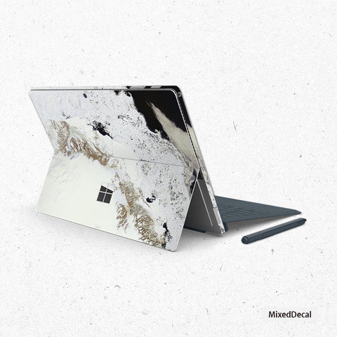 Surface Pro X Surface Pro 7 Skin Surface Pro 6 sticker Greenland Ice Sheet Microsoft Surface  back cover skin Tablet decal