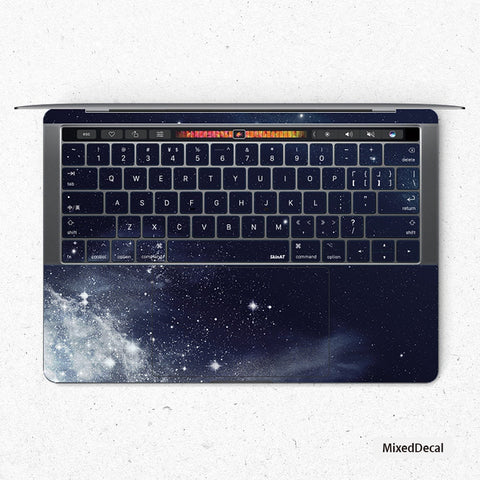 White Stars MacBook Pro Retina Keyboard Decal sticker Mac Air Skin For Apple 13 15 17 Mac air 13 2018 pro 13 2019