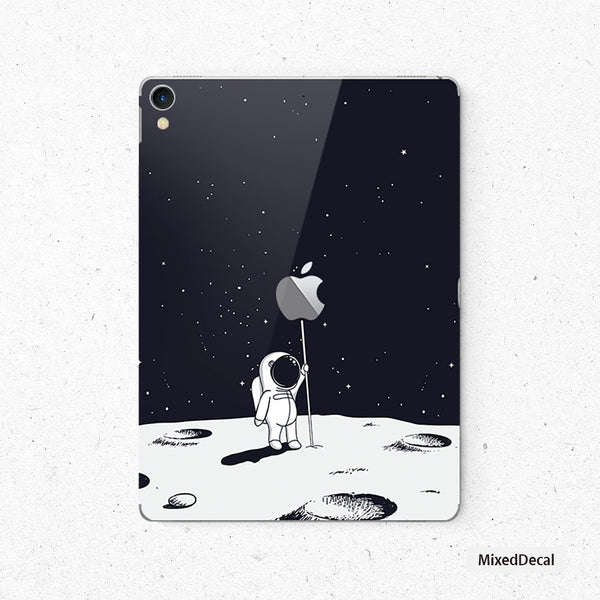 Flag on the Moon iPad 7 Skin iPad Pro 10.5 Decal Sticker New iPad Pro deca New iPad 12.9 sticker Apple iPad Mini 5 cover sticker