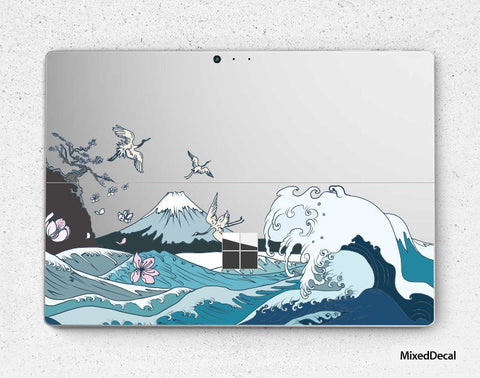Surface Pro 7 Skin Microsoft Surface Pro 6 Blue Sea Full Transparent Decal Surface Pro 4 sticker Laptop back skin surface decal sticker