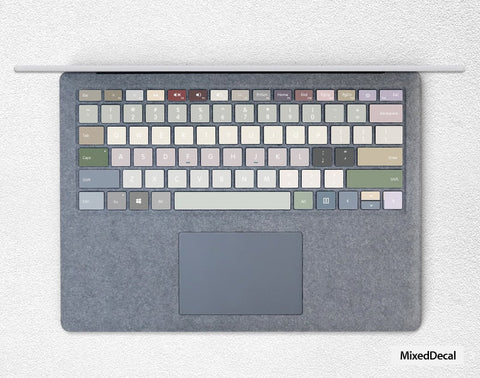 Morandi Surface Pro keyboard Keys Skin Surface Book individual keys Stickers Surface laptop Keys Sticker Microsoft Laptop keyboard cover