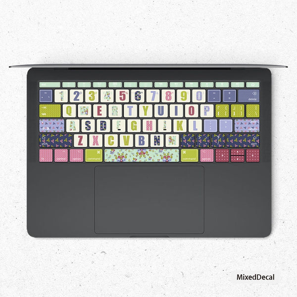 Garden MacBook Air Keyboard sticker individual keys decal for Apple MacBook Pro 16 MacBook Pro 13 2020