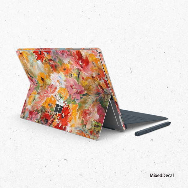 Surface Pro X Surface Pro 7 Skin Microsoft Surface Pro 6 sticker Spring Flower New Surface Pro back cover skin Tablet decal