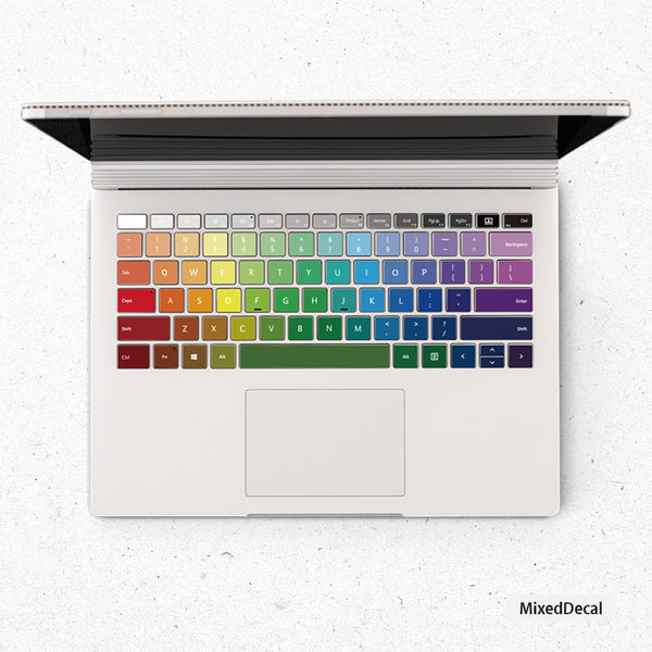 Colors Surface Pro keyboard Keys Skin Surface Book individual keys Stickers Surface laptop Keys Sticker Microsoft Laptop keyboard cover