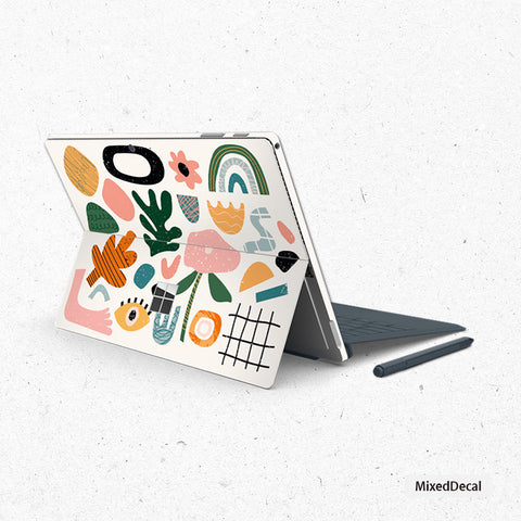 Surface Pro X Surface Pro X Skin Microsoft Surface Pro 7 sticker Garden New Surface Pro back cover skin Tablet decal