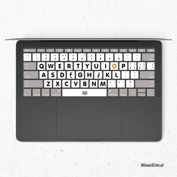 Hermit Keyboard Stickers MacBook Air 13 2020 Skin Keyboard Decal MacBook Pro 16 kits Skin Touch Bar 2019 Laptop Keyboard Stickers
