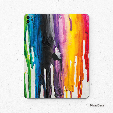 iPad 7 iPad Pro 12.9 decal skin cover watercolor iPad mini 4 sticker