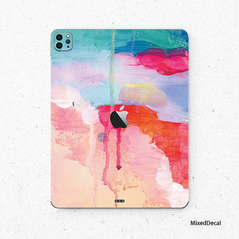 iPad Pro 12.9 iPad Pro 9.7  sticker skin cover watercolor iPad mini 4 decal (Choose different version )