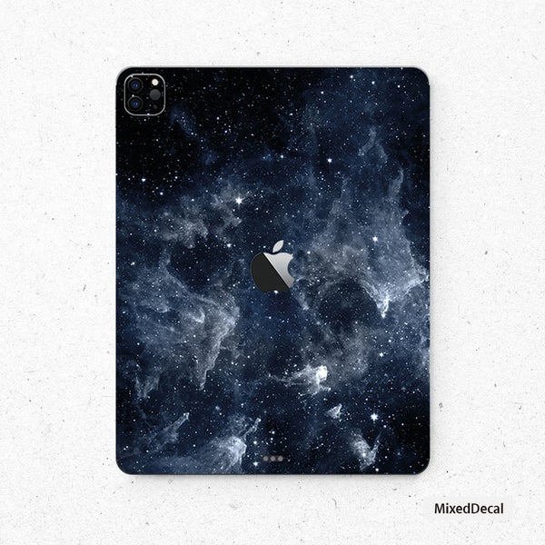 Black Universe Moon iPad 9 Skin iPad Pro 10.5 Decal Sticker New iPad Pro decal iPad 12.9 sticker Apple iPad Mini 5 cover sticker