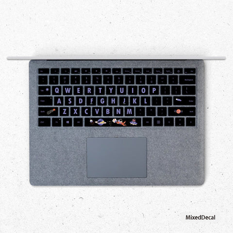 Happy Space Surface Pro keyboard Keys Skin Surface Book individual keys Stickers Surface laptop Keys Sticker Microsoft Laptop cover
