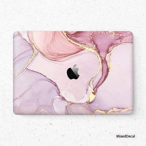 Milkshake Marble MacBook Pro Touch 16 Skin MacBook Air Cover MacBook Retina 12 Protective Vinyl skin Laptop Top and Bottom Cover