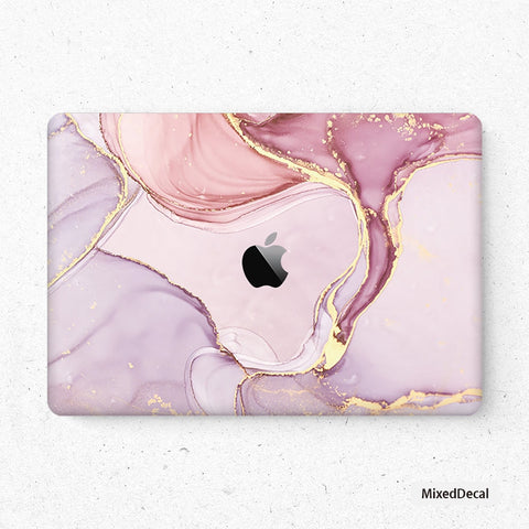 Milkshake Marble MacBook Pro Touch 16 Skin MacBook Air Cover MacBook Retina 12 Protective Vinyl skin Laptop Top and Bottom Cover