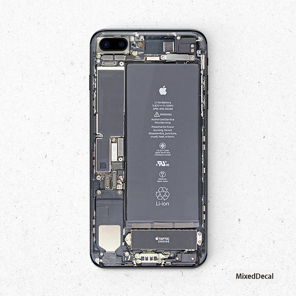 iPhone 6 iPhone 7 iPhone 8 iPhone 8 Plus Tear Down Back Decals Apple Product iPhone Xr iPhone Xs Max Teardown Back Skin