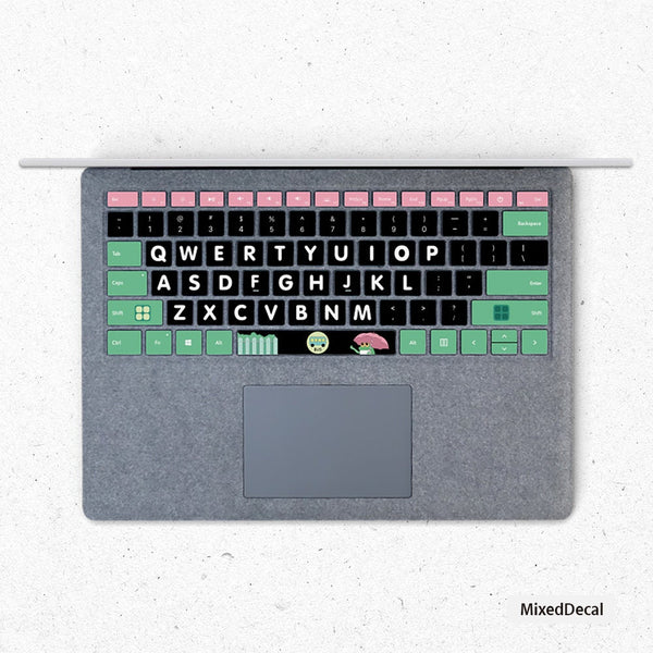 Frog Surface Pro keyboard Keys Skin Surface Book individual keys Stickers Surface laptop Keys Sticker Microsoft Laptop cover