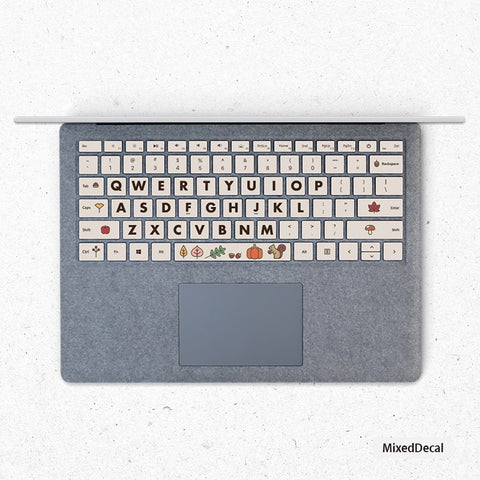 Autumn icon Surface Pro keyboard Keys Skin Surface Book individual keys Stickers Surface laptop Keys Sticker Microsoft Laptop cover