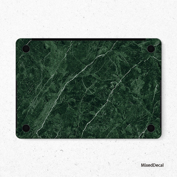 Dark Green MacBook Pro Touch 16 Skin MacBook Air Cover MacBook Retina 12 Protective Vinyl skin Anti Scratch Laptop Top and Bottom Cover