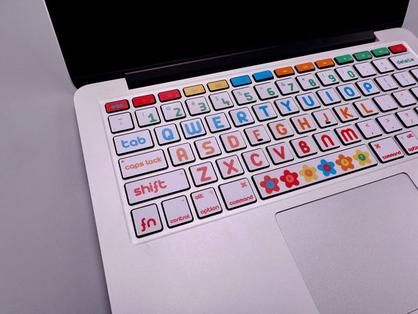 Little Flowers keyboard Stickers Laptop keyboard Cover Vinyl MacBook keyboard Decal MacBook Skin kits MacBook Pro 16 Decals MacBook Pro 13