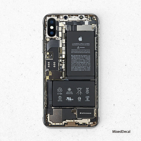 iPhone 6 iPhone 7 iPhone 8 iPhone 8 Plus Tear Down Back Decals Apple Product iPhone Xr iPhone Xs Max Teardown Back Skin