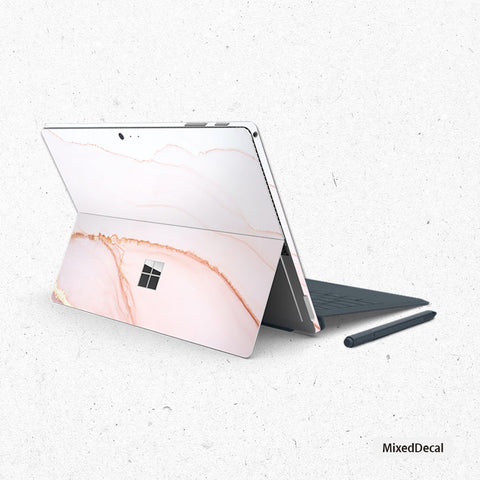 Surface Pro X Surface Pro 7 Skin Microsoft Surface Pro X sticker Pink Marble New Surface Pro back cover skin Tablet decal