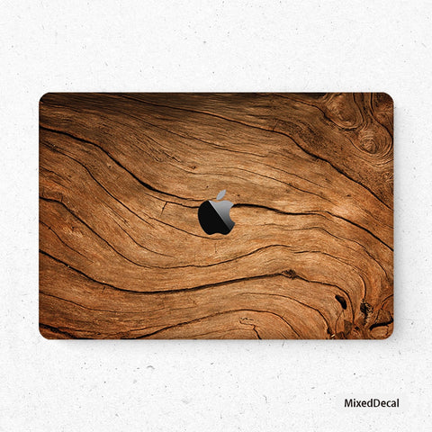 Robust Tree Wood MacBook Decal, MacBook Air/Pro Protection, MacBook Decal with Rich Tree Wood Design, Tree Wood Texture MacBook Skin