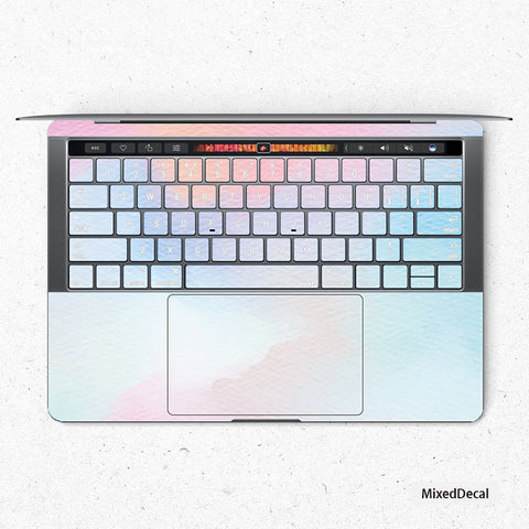 White Dream Keyboard MacBook Pro Touch 16 Skin MacBook Pro 13 Cover MacBook Air Protective Vinyl skin Anti Scratch Laptop Cover