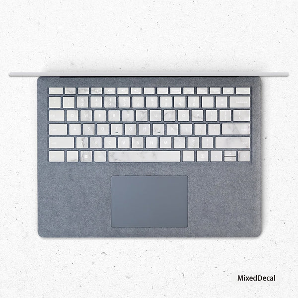 White Marble Surface Pro keyboard Keys Skin Surface Book individual keys Stickers Surface laptop Keys Sticker Microsoft Laptop cover