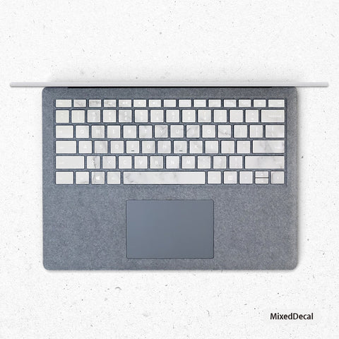 White Marble Surface Pro keyboard Keys Skin Surface Book individual keys Stickers Surface laptop Keys Sticker Microsoft Laptop cover