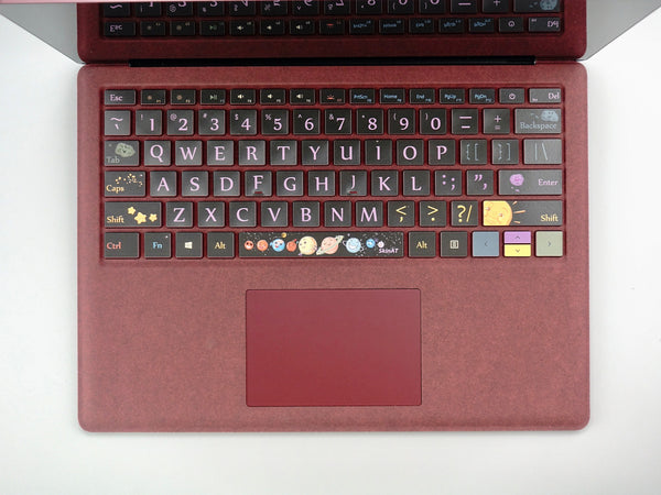 Cute Space Surface Book individual keys Stickers Surface laptop Keys Decal Surface Pro keyboard Keys Skin  Microsoft Laptop keyboard cover