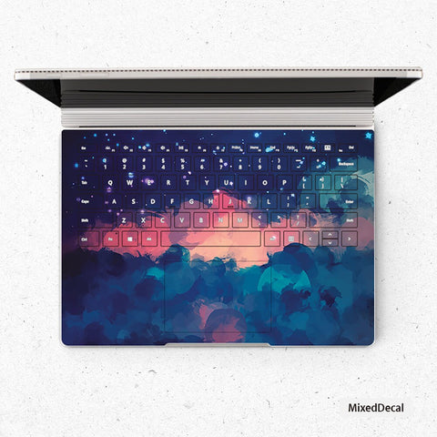 Red Cloud Microsoft Surface Laptop Skin Keyboard Sticker 13in Core i5 Surface Book 3 15 inch Decal Protector Cover