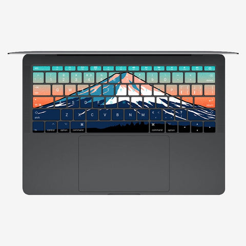 Scenery MacBook keyboard Laptop Stickers Keyboard Decal MacBook Air 13 Vinyl Skin Kits MacBook Touch Bar MacBook Pro 16 Skin