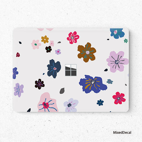 Flowers Laptop Stickers Microsoft Surface Book Skin Surface Laptop ...