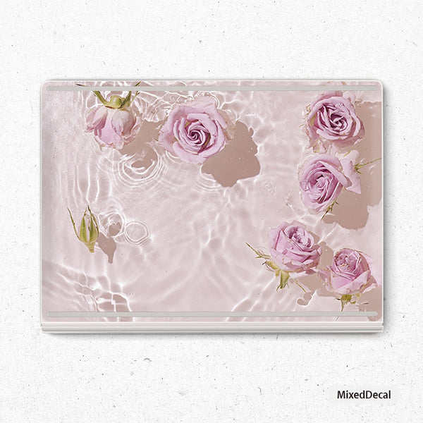 Rose Laptop Stickers Microsoft Surface Book Skin  Surface Laptop Protector Cover Top and Bottom 3M Skin