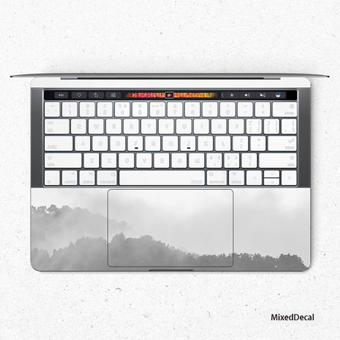 White mountain Keyboard MacBook Pro Touch 16 Skin MacBook Air Cover MacBook Retina 12 Protective Vinyl skin Anti Scratch Laptop Cover