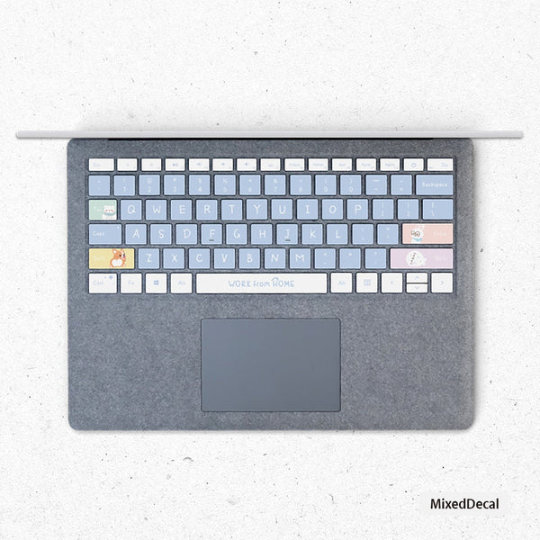 Work From Home Surface Laptop Surface Book Surface Pro 7 Surface Pro X Keyboard Vinyl Key’s Skin Microsoft Product Keyboard Key’s Kit