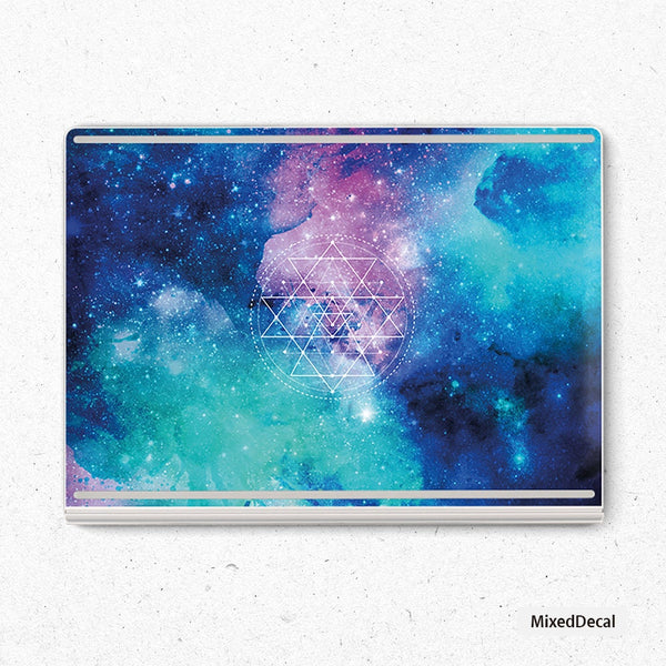 Laptop Stickers Microsoft Surface Laptop Skin Marble vinyl Sticker Bottom Surface Book 2 Decal Protector Cover Green Universe