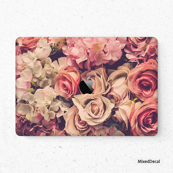 Classic Rose Decal MacBook Pro 13 Skin Keyboard sticker Kit Cover For Apple Mac Air Or Pro Retina 11 12 15( Choose Different Version)
