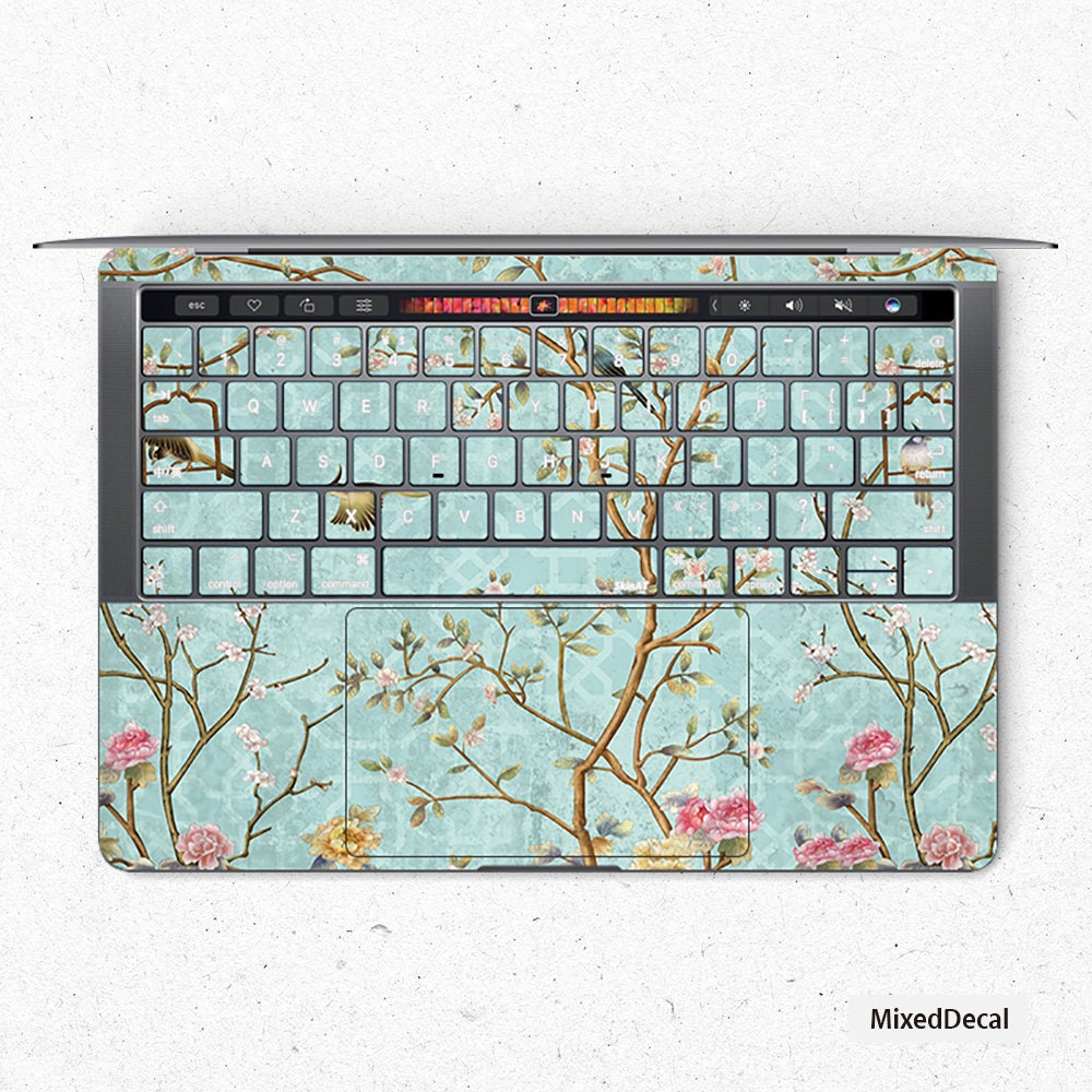 Green Garden Keyboard MacBook Pro Touch 16 Skin MacBook Air Cover MacBook Retina 12 Protective Vinyl skin Anti Scratch Laptop Cover