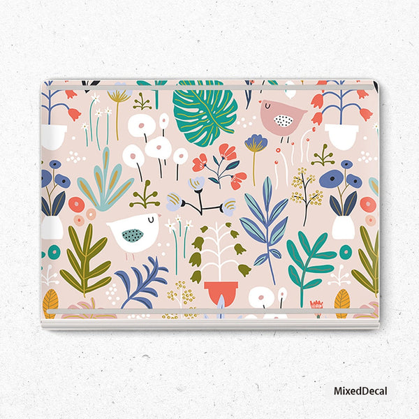 Flowers Laptop Stickers-Microsoft Surface Book Skin-Surface Laptop Protector Cover- Top and Bottom 3M Skin