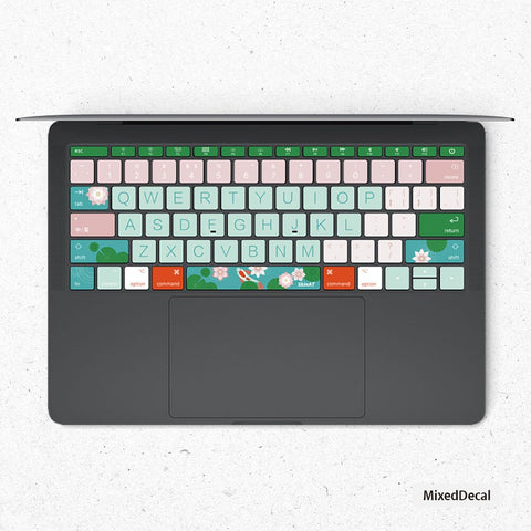 Green MacBook keyboard Stickers| Keyboard key's individual Stickers| MacBook Air Vinyl Key’s Skin| MacBook M1 Chip Accessories