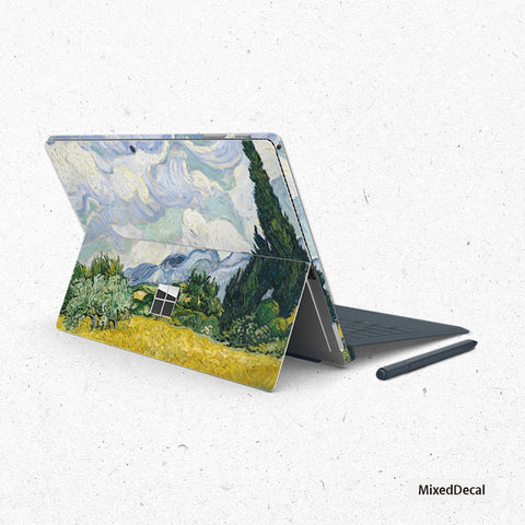 Wheat Field Surface Pro Sticker| Surface Pro 7 Skin |Microsoft Surface Pro Sticker| New Surface Pro back cover| Surface product skin