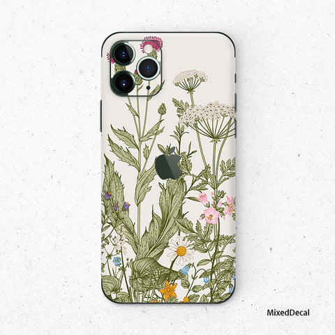 Garden iPhone 14 Pro Skin iPhone 13 Back Vinyl Cover iPhone 13 decals iPhone 12 stickers iPhone Vinyl Cover