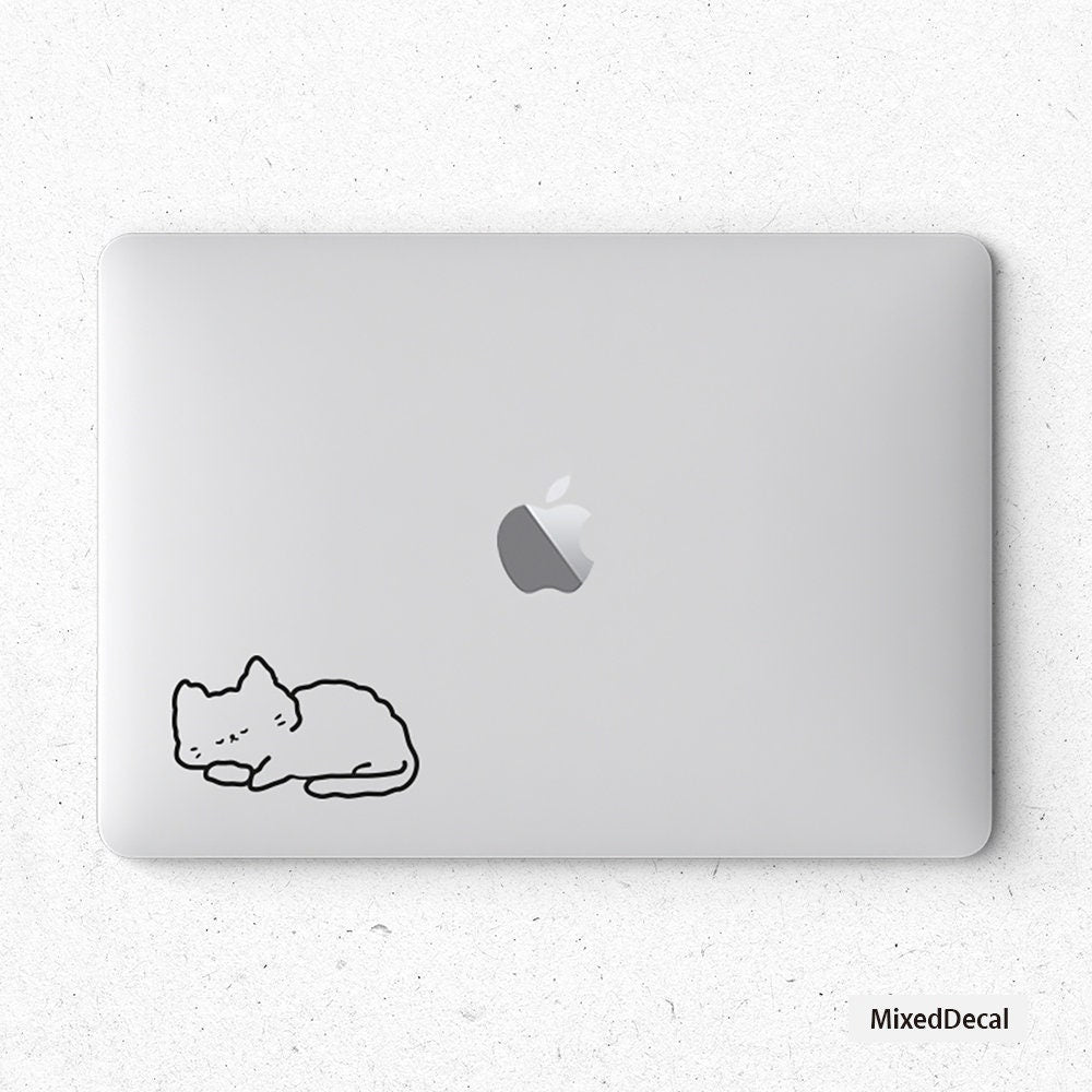 MacBook Decal |MacBook Pro Decal |MacBook Skin|MacBook Pro 15 Skin|MacBook Air 13 Decal |Laptop Stickers|Laptop Decal |Laptop Skin| Cat