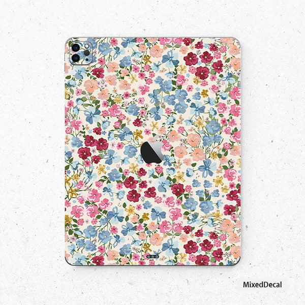 Ditsy Floral iPad Skin iPad Pro 12.9 Decal iPad Air 4 Back Skin iPad Back Decal iPad 9 Skin