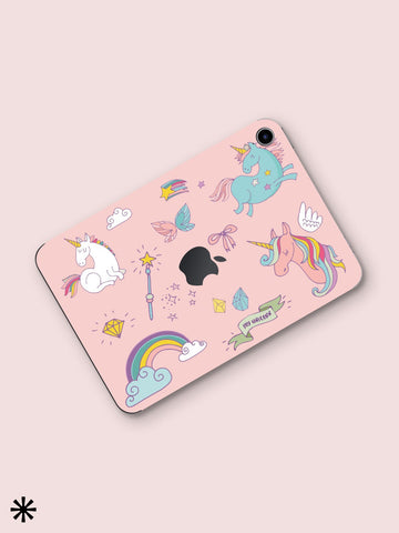 Unicorn elements iPad 9 Skin iPad Pro 10.5 Decal Sticker New iPad Pro decal iPad 12.9 sticker Apple iPad Mini 6 cover sticker