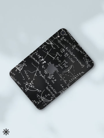 Mathematics Draft iPad Skin iPad Pro 12.9 Decal iPad Air 4 Back Skin iPad Back Decal iPad 9 Skin iPad mini 6 Back Skin