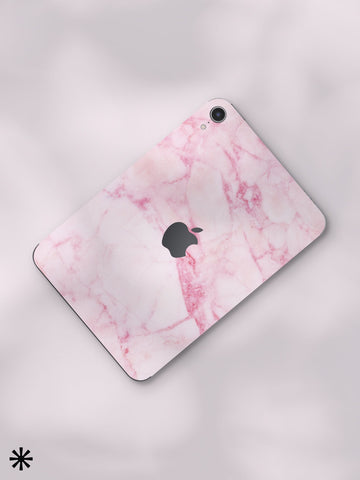 Pink Marble iPad Protective Skin – Ultra-Thin 3M Material, Easy Application, No Residue, Scratch-Resistant